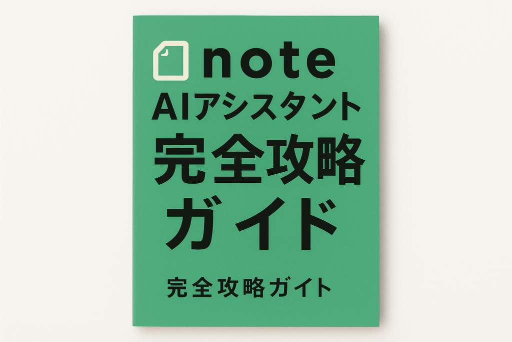 note AIアシスタント完全攻略ガイド｜使い方から裏技まで全33機能を徹底解説 - 合同会社謙虚