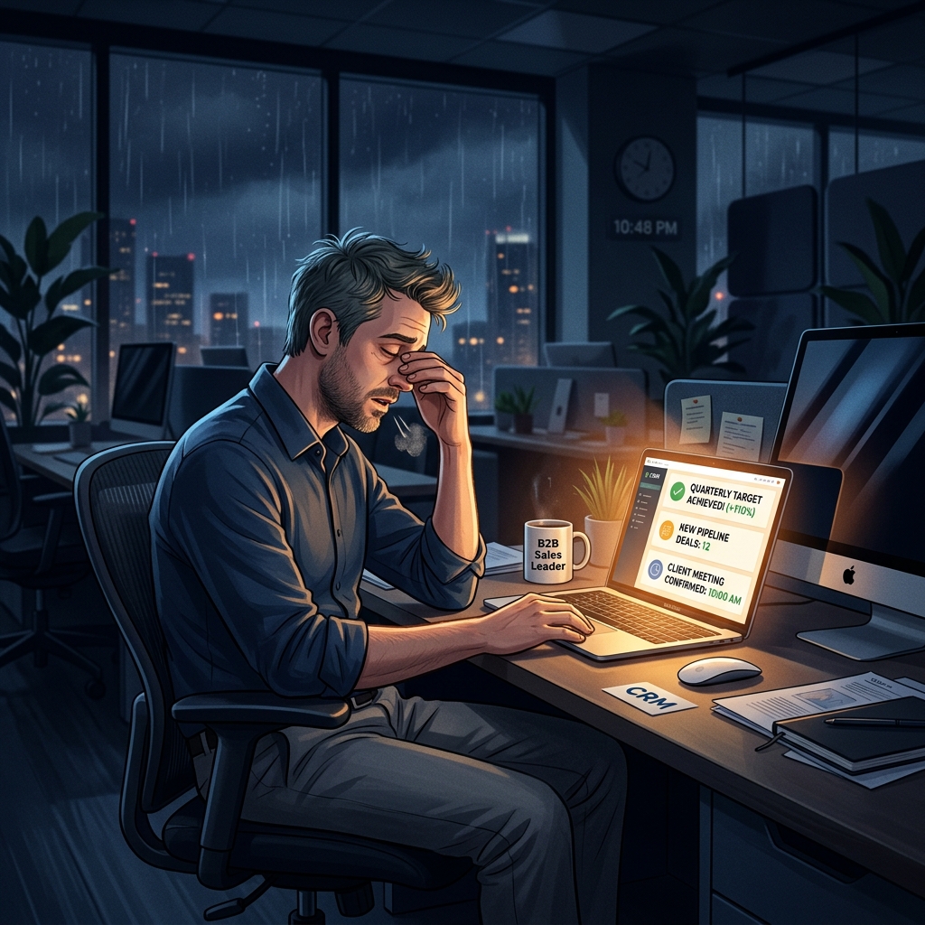 Exhausted Salesman